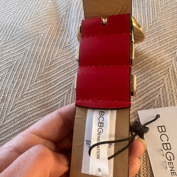 New with tag BCBG Red Belt - Picture 2 of 2
